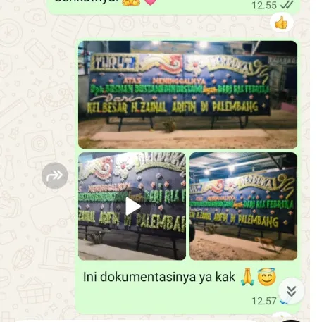 Pengiriman Papan Bunga Duka Pondok Benda