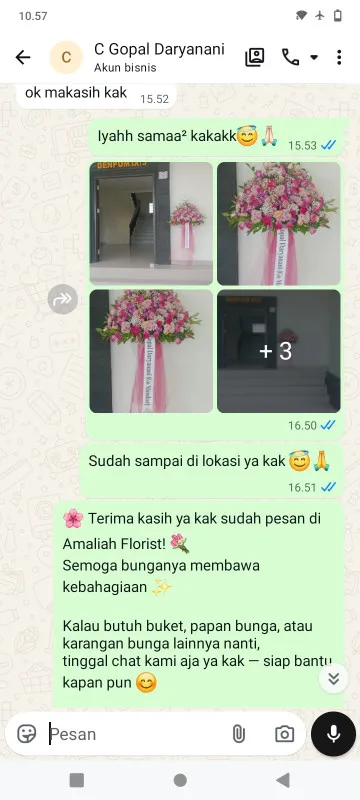 Pengiriman Karangan Bunga Pondok Benda