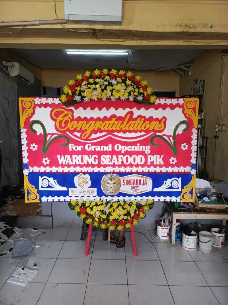 Papan Bunga Ucapan Selamat Pondok Benda
